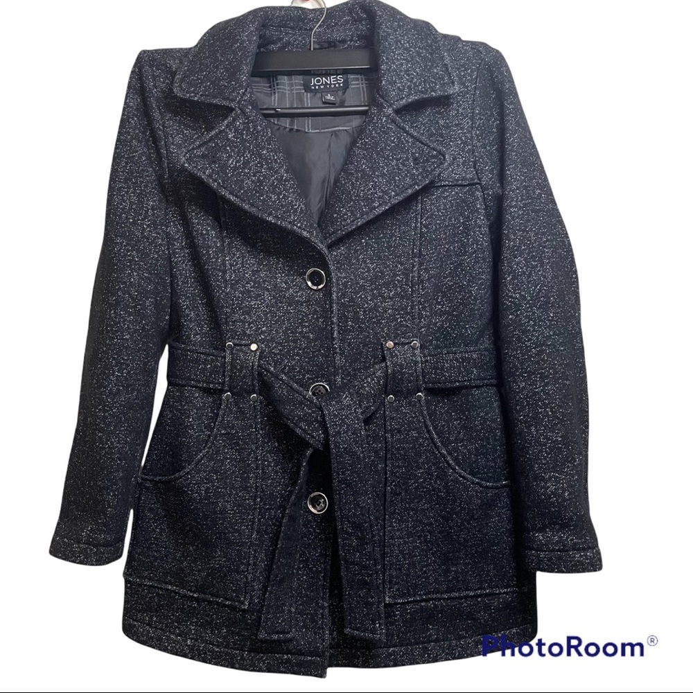 Jones New York Belted Sweater Jacket Sz Small
